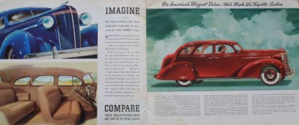 Nash Modelprogram 1938 "Great News from Nash" Carbrochure (8275)